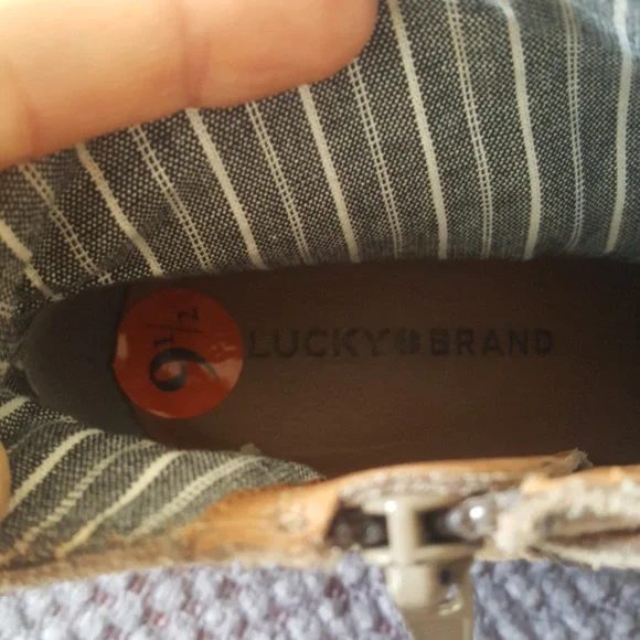 Lucky Brand Tan Ankle Boots - Picture 6 of 7